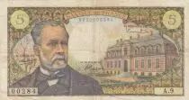 France 5 Francs Pasteur - 05-05-1966 - Serial A.9
