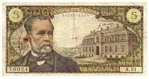 France 5 Francs Pasteur - 05.05.1967 - Serial A.51 - Fay.61.5