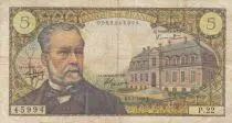 France 5 Francs Pasteur - 07-07-1966 - Serial P.22