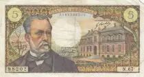 France 5 Francs Pasteur - 07-12-1967 - Serial N.67