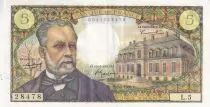France 5 Francs Pasteur - ann&eacute;es vari&eacute;es