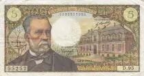 France 5 Francs Pasteur 06-02-1969 - Serial D.95