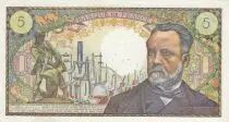 France 5 Francs Pasteur 08-01-1970 - Serial Q.123