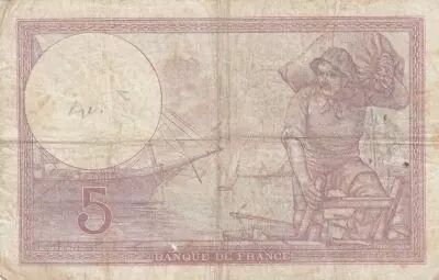 France 5 Francs Purple - 27-07-1939 -S�rie T.59141