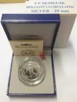 France 5 Francs Seed sower - 2001 BU Silver