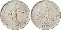 France 5 Francs Semeuse BU - 1977