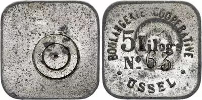 France 5 Kilos - Monnaie de N�cessit�s - Boulangerie Cooperative d\'Ussel - ND