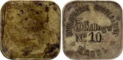 France 5 Kilos - Monnaie de N�cessit�s - Boulangerie Cooperative d\'Ussel - ND
