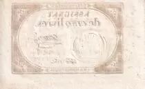 France 5 Livres  - 10 Brumaire Year II (31-10-1793) - Sign Mauge - Serial 1162 - P. A.76