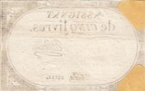 France 5 Livres - 10 Brumaire An II (31.10.1793) - Sign. Audouin - Série 24112
