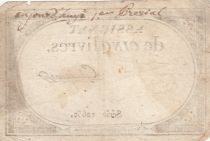 France 5 Livres - 10 Brumaire An II (31.10.1793) - Sign. Chaignet - Série 12650