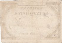 France 5 Livres - 10 Brumaire An II (31.10.1793) - Sign. Sal - Série 24133