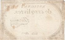France 5 Livres - 10 Brumaire An II (31.10.1793) - Sign. Thirouin - Série 18717