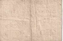 France 5 Livres - Embossed seal with Louis XVI (1791-11-01) - F - Sign. Corset