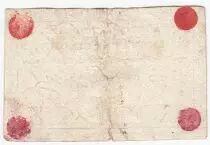 France 5 Livres - Embossed seal with Louis XVI (1791-11-01) - VF