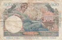 France 5 NF / 500 Francs Mercury - Serial E.1 - Fine - 1960 - WPM. M.14