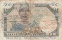 France 5 NF / 500 Francs Tr&eacute;sor Public - Mercure - 1960 - S&eacute;rie E.1 - TB