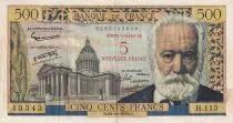 France 5 NF on 500 Francs -  Victor Hugo - 30-10-1958 - Serial H.113 - P.137