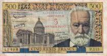 France 5 NF on 500 Francs - Victor Hugo -  1958 - Serial P.113 - P.137