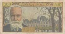 France 5 NF overprint 500 Francs Victor Hugo - 12-02-1959 - Serial O.117