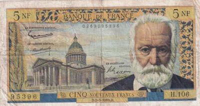 France 5 NF Victor Hugo - 02-05-1963 - Serial H.106