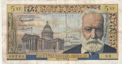 France 5 NF Victor Hugo - 02-07-1959 - Series S.8