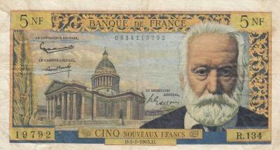 France 5 NF Victor Hugo - 04-02-1965 - Series R.134