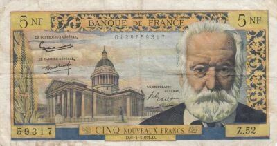 France 5 NF Victor Hugo - 06-04-1961 - Series Z.52