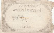 France 5 Pounds - 10 Brumaire Year II (31.10.1793) - Sign. Bruron - Serial 8516