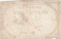 France 5 Pounds - 10 Brumaire Year II (31.10.1793) - Sign. Mauroy - Serial 21374