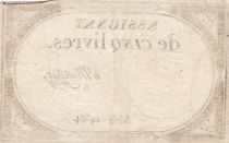 France 5 Pounds - 10 Brumaire Year II (31.10.1793) - Sign. Mortier - Serial 14584