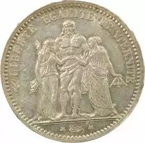 France 5 Silver Francs, Hercules, Third Republic - 1874 In Paris