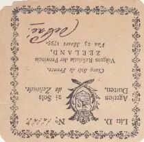 France 5 Sols de France - Province of Zeeland - 23-03-1795 - False