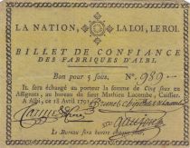 France 5 Sous - Billet de confiance - 1791 - Fabriques d\'Albi - French Revolution - n°989