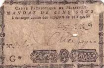 France 5 Sous - Bouches du Rh&ocirc;ne - Marseille - Caisse Patriotique - 1792 - S&eacute;rie G