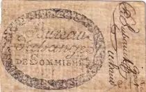 France 5 Sous - Gard - Bureau d\'&eacute;change de Sommi&egrave;res - 1791