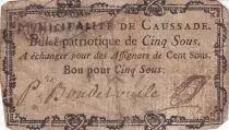 France 5 sous - Lot - Municipality of Caussade
