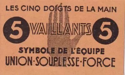 France 5 Vaillants - Union Souplesse Force - 1940-1950