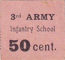 France 50 Cent - 3rd Army Infantry School - P.3