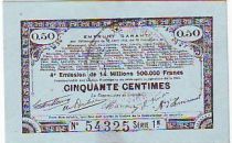France 50 cent. 70 communes - 23/04/1915