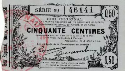 France 50 cent. Fourmies - 08/05/1916