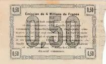 France 50 cent. Fourmies - First serial -  08/05/1916