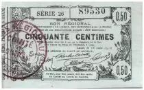 France 50 cent. Laon R&eacute;gional - 1916