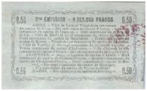 France 50 cent. Laon Régional - 1916