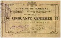 France 50 cent. Maissemy City - 1915
