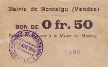 France 50 cent. Montaigu