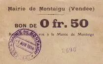 France 50 cent. Montaigu