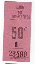 France 50 cent. Paris Union des coopératives