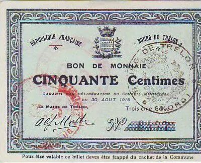 France 50 cent. Tr�lon
