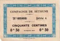 France 50 Centimes - Aciéries de France - 15-01-1917 - Série 4